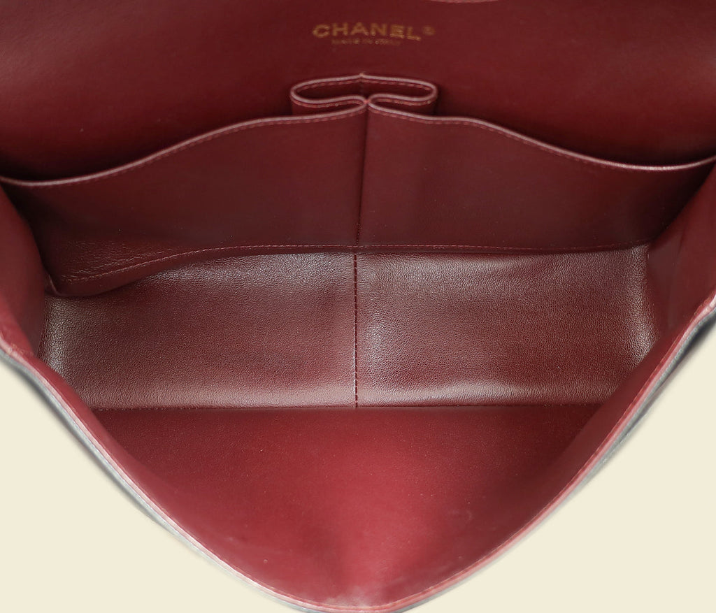 Chanel Black CC Classic Double Flap Jumbo Bag