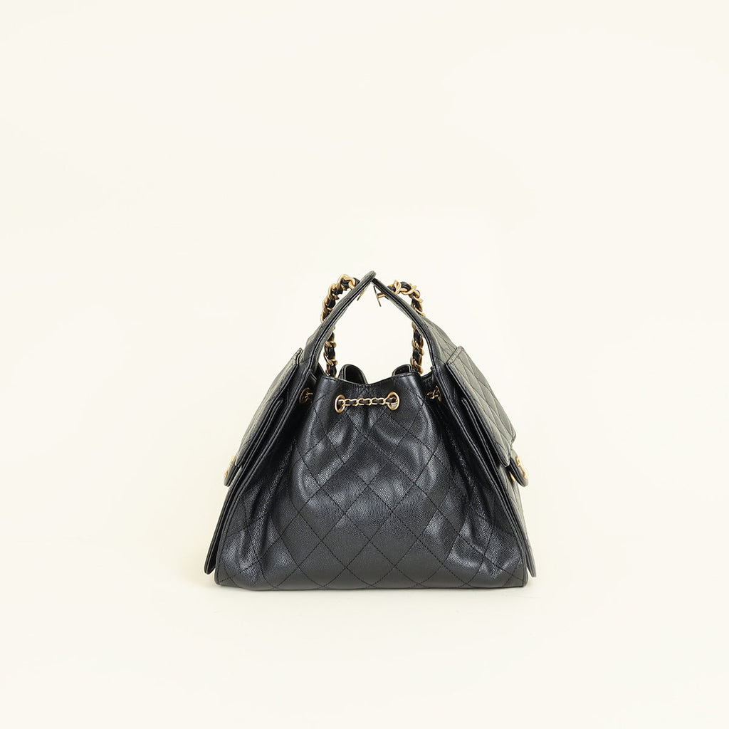 Chanel Black CC Chanel 25 Small Handbag