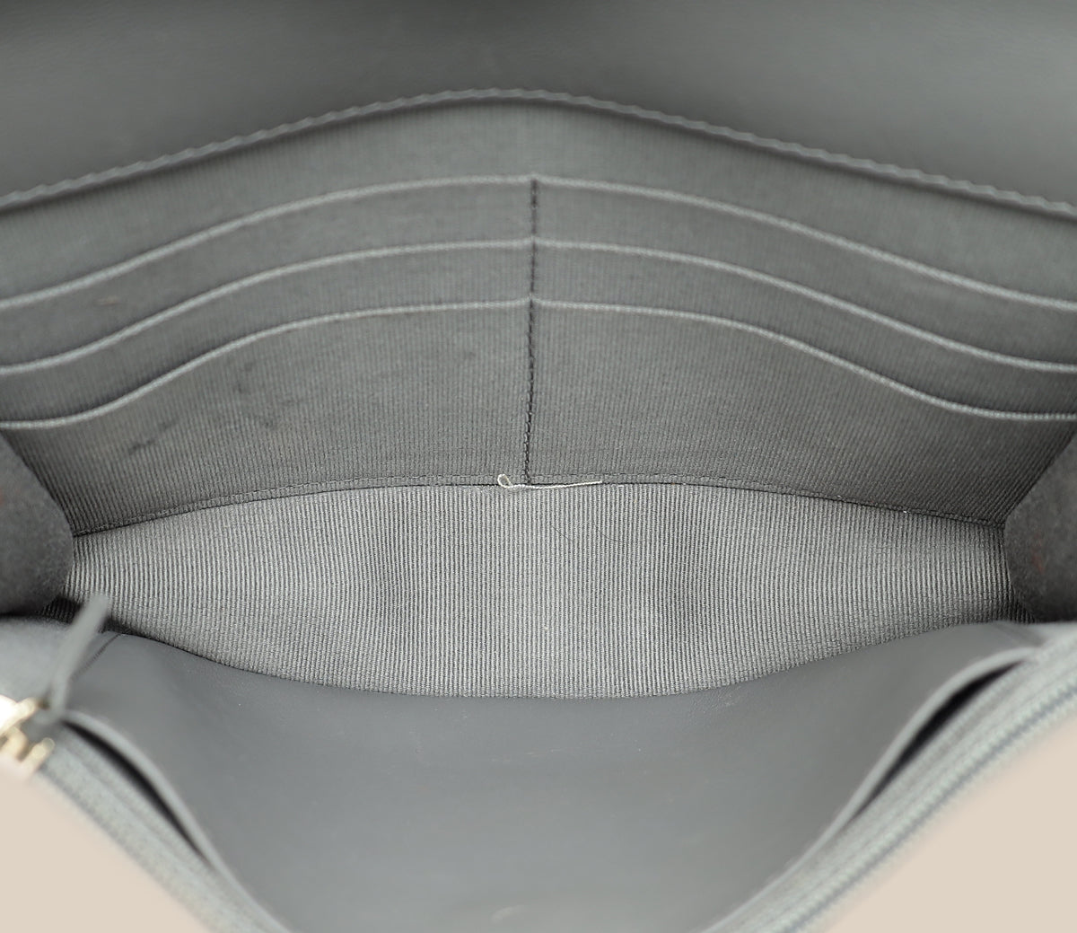 Chanel Grey CC 19 Wallet On Chain