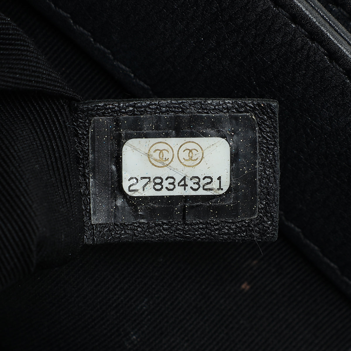 Chanel Black CC Top Handle Envelope Flap Bag