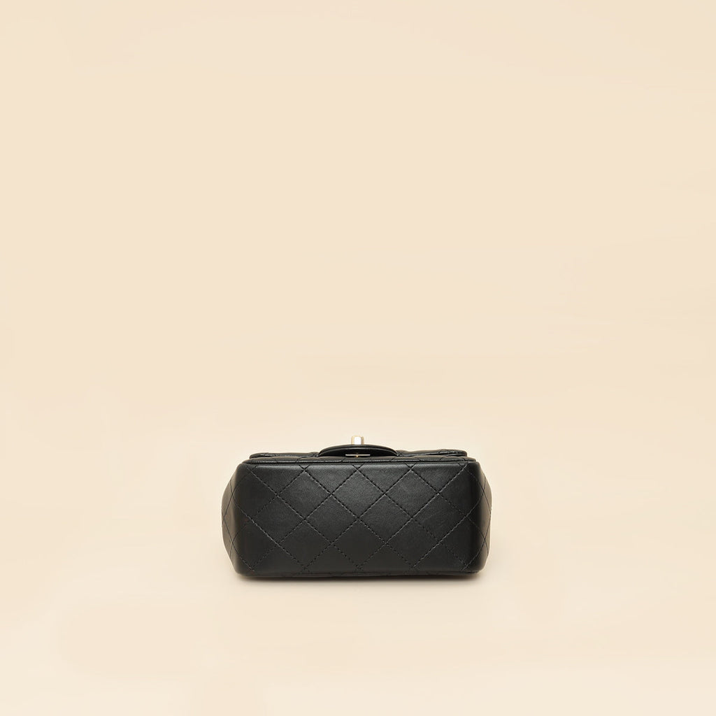 Chanel Black CC Classic Mini Square Bag