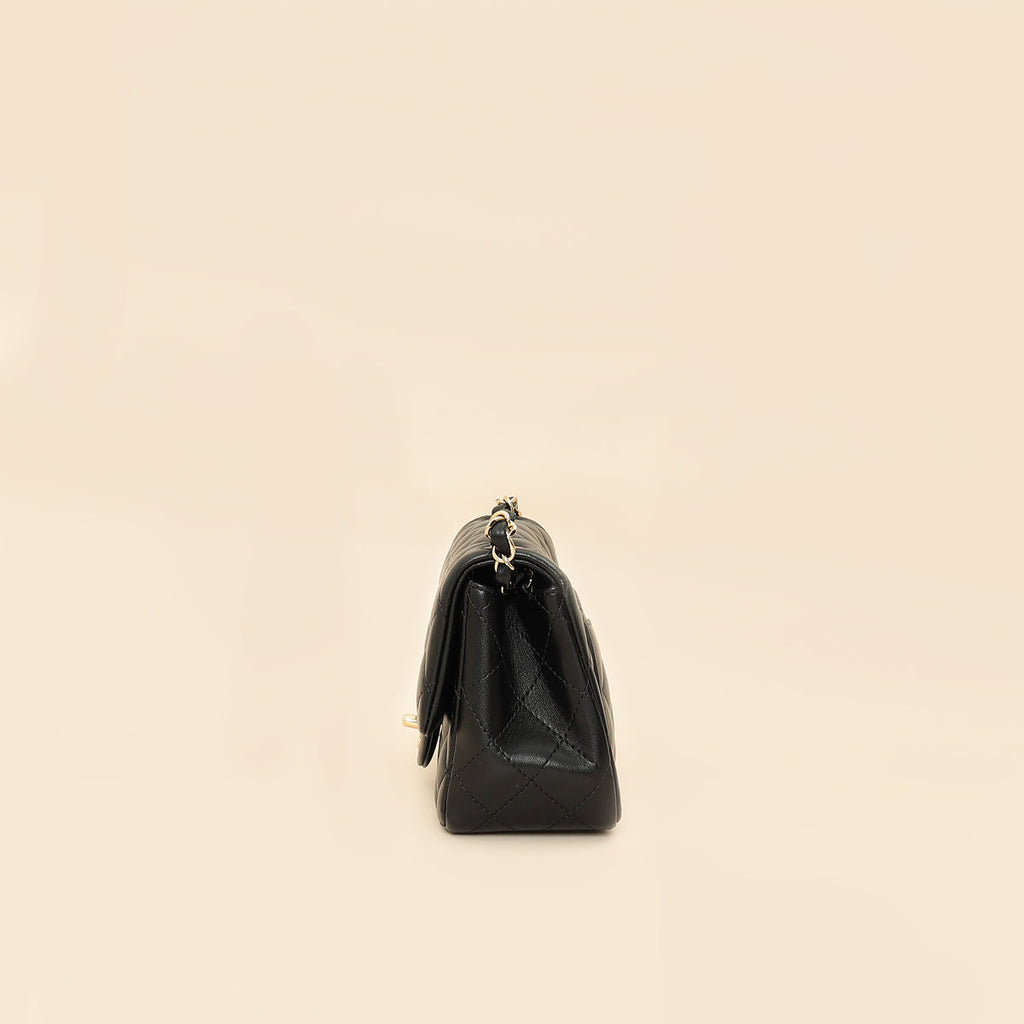 Chanel Black CC Classic Mini Square Bag