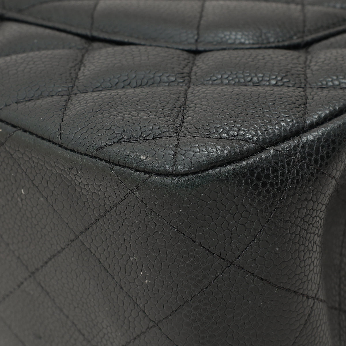 Chanel Black CC Classic Double Flap Jumbo Bag