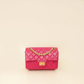 Chanel Fuchsia Aged Quilted 2.55 Reissue Mini Flap Bag