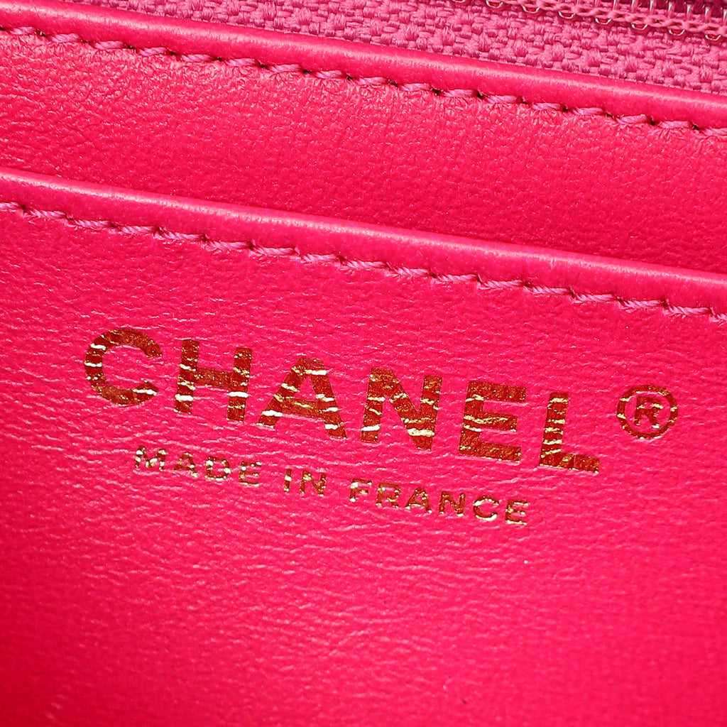 Chanel Fuchsia Aged Quilted 2.55 Reissue Mini Flap Bag