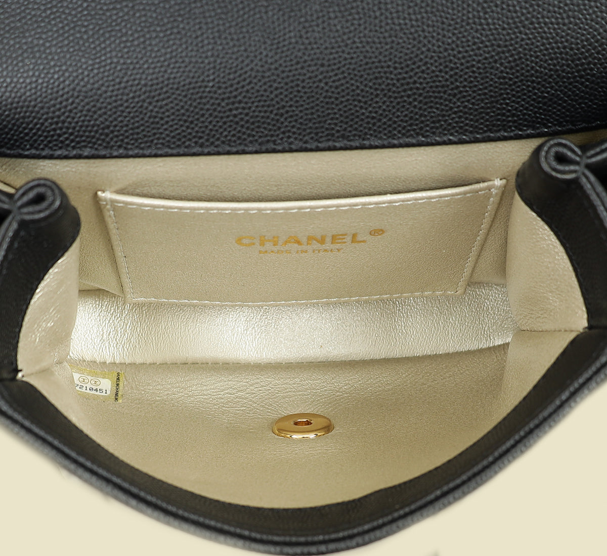 Chanel Black CC Captain Gold Belt Bag