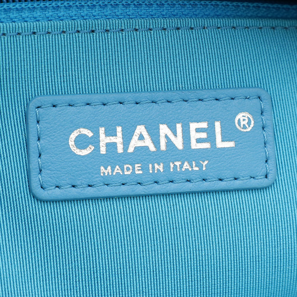 Chanel Black Tweed Quilted Elegant Trim Belt Bag