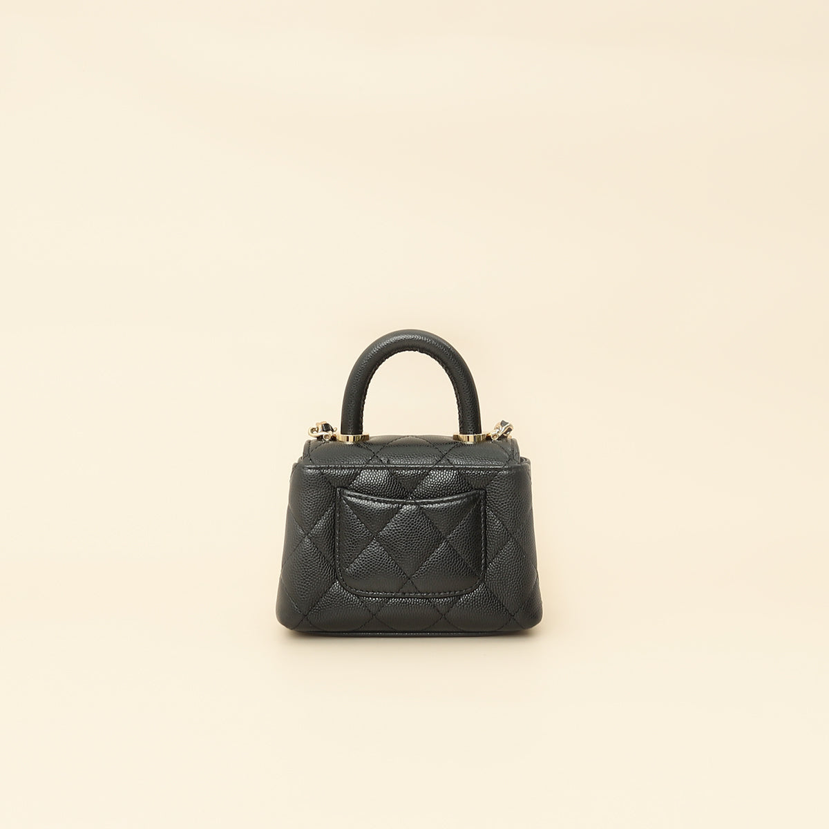 Chanel Black Nano Coco Handle Bag