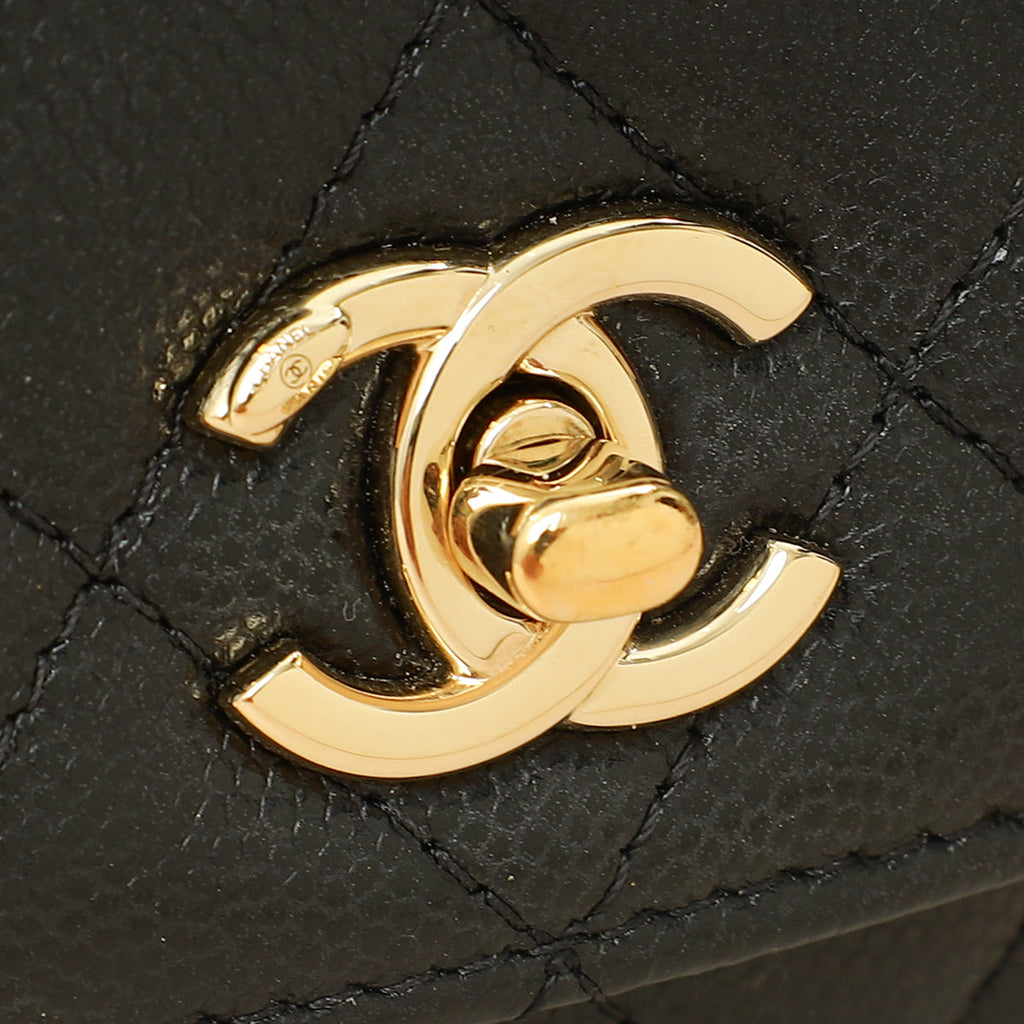 Chanel Black Nano Coco Handle Bag