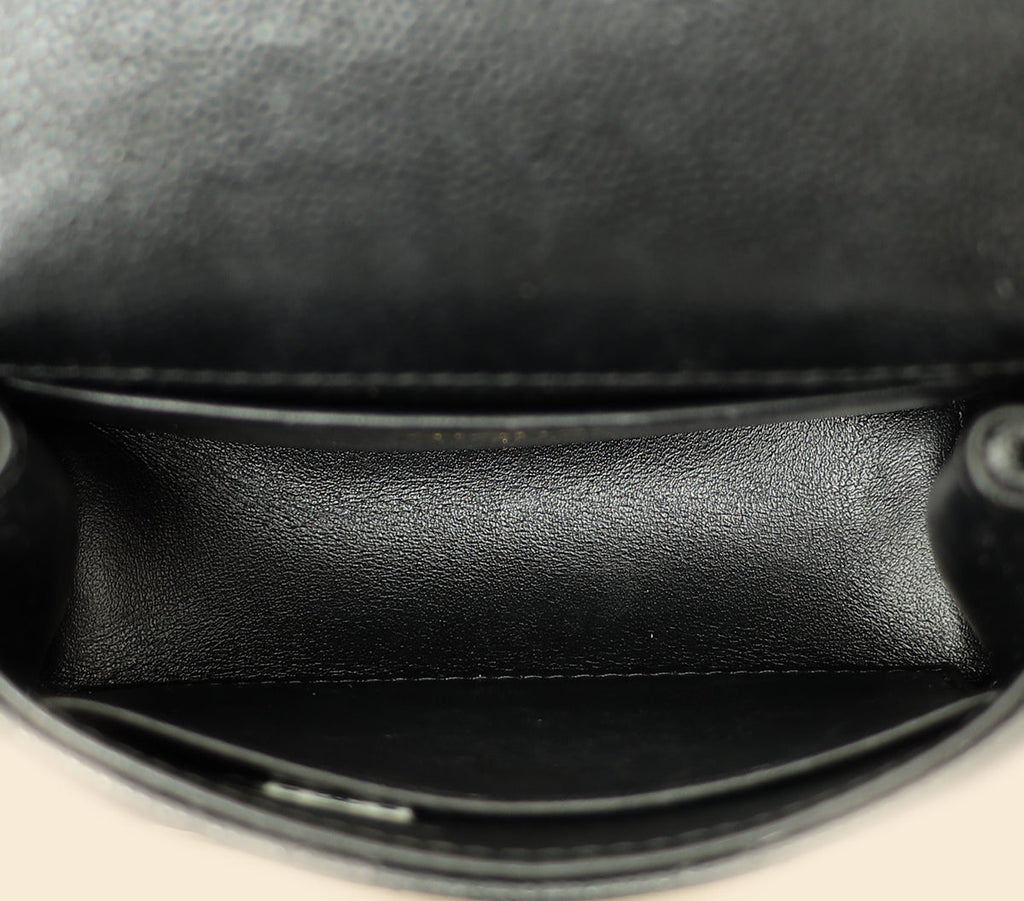 Chanel Black Nano Coco Handle Bag