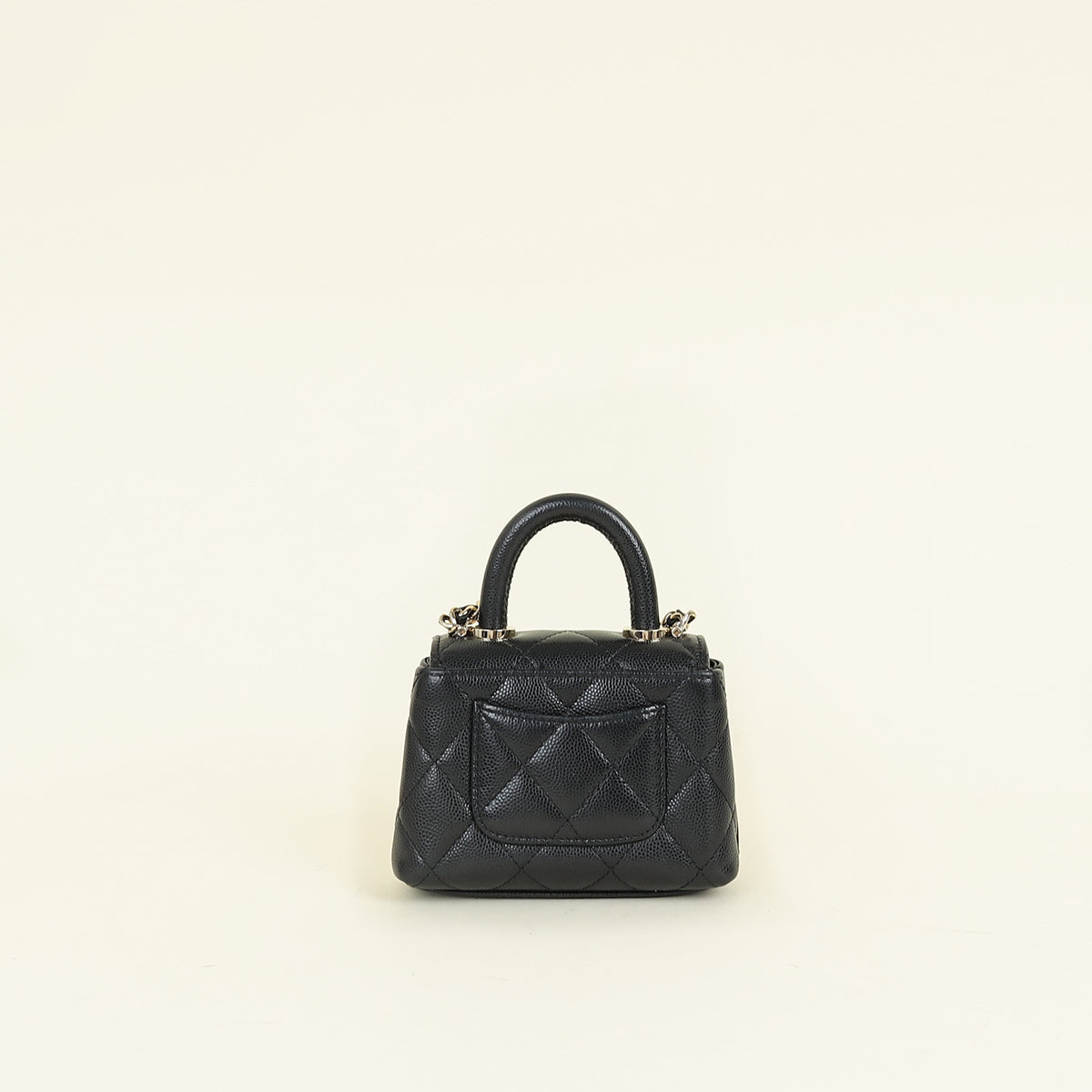Chanel Black Nano Coco Handle Bag