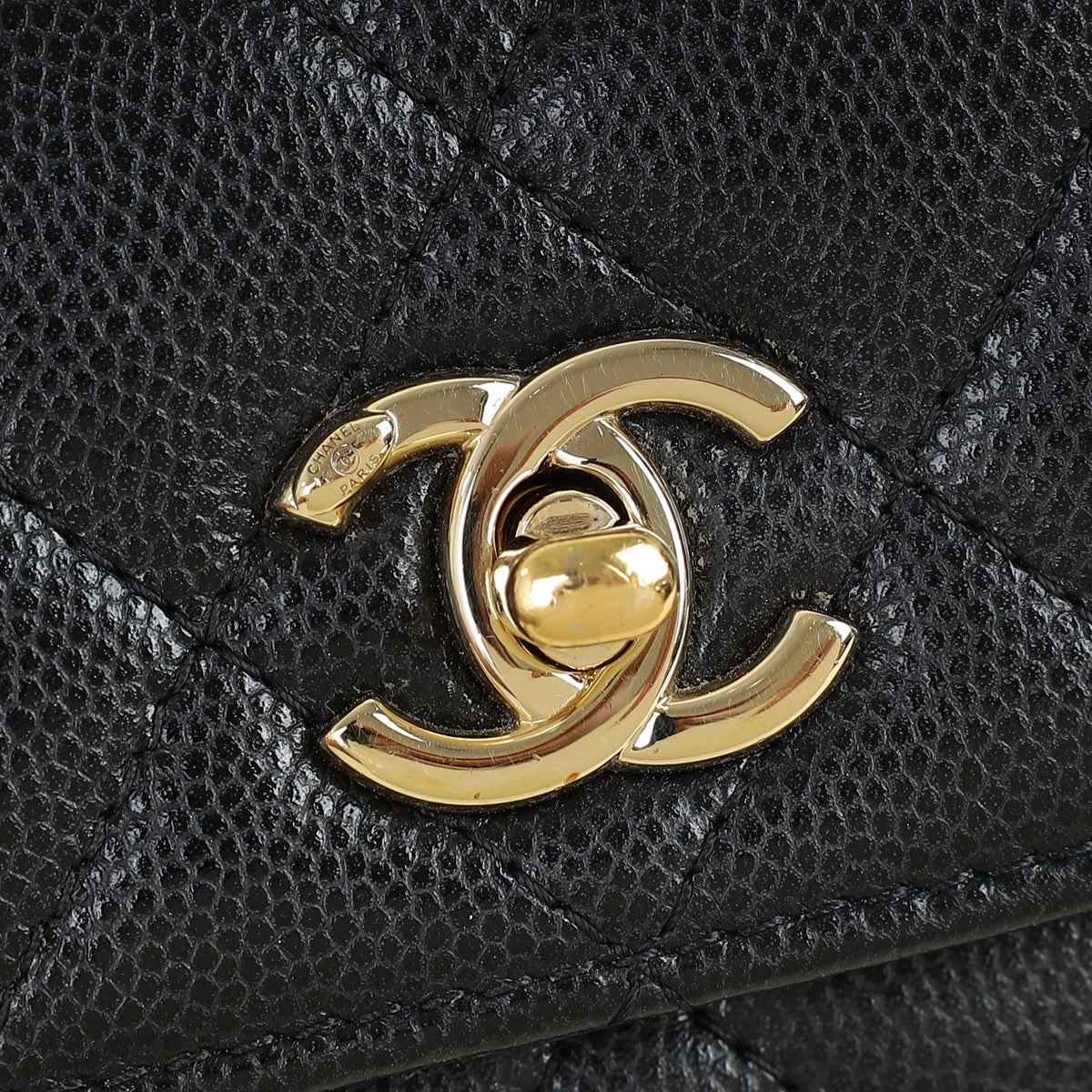 Chanel Black Nano Coco Handle Bag