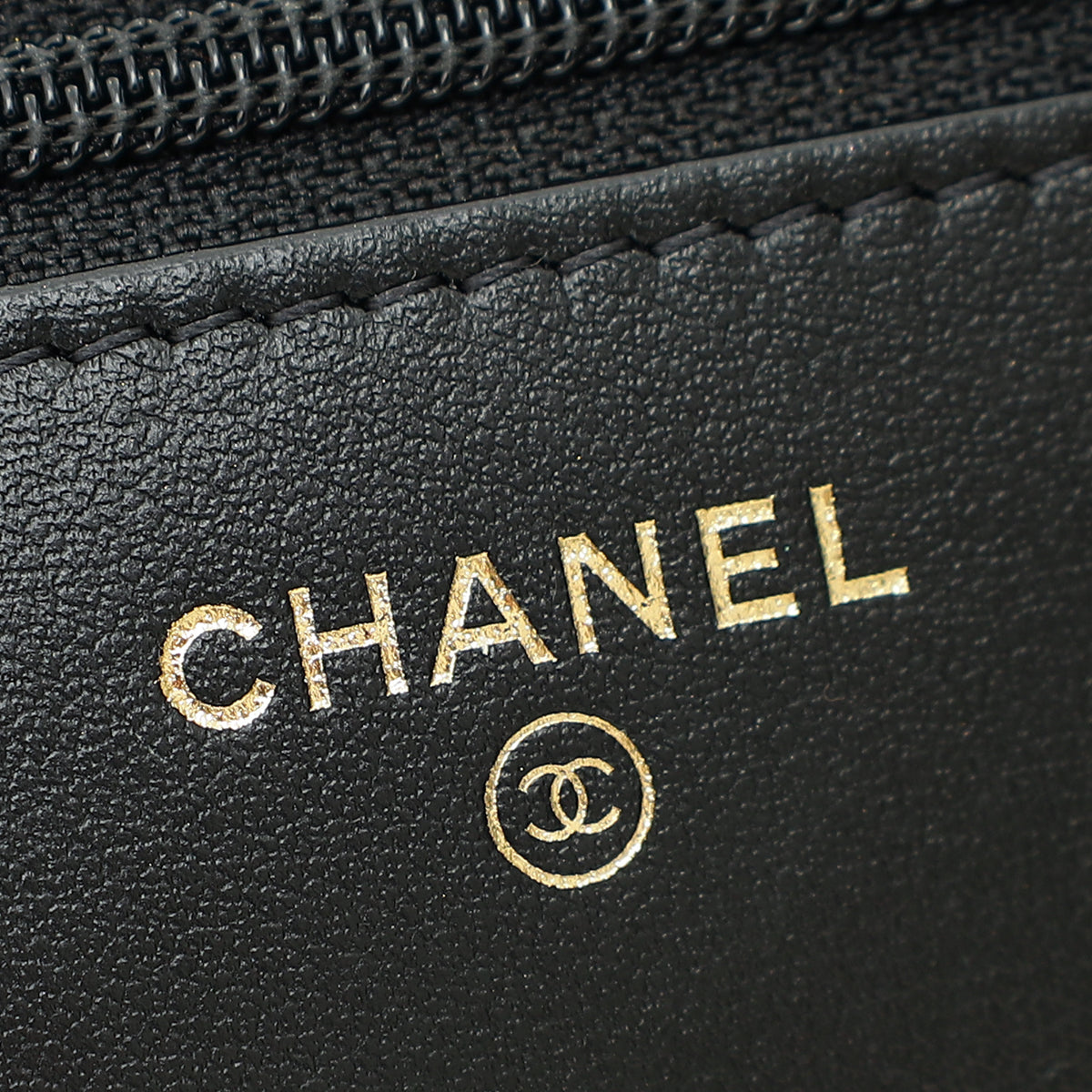 Chanel Black Maxi Pearls Wallet on Chain