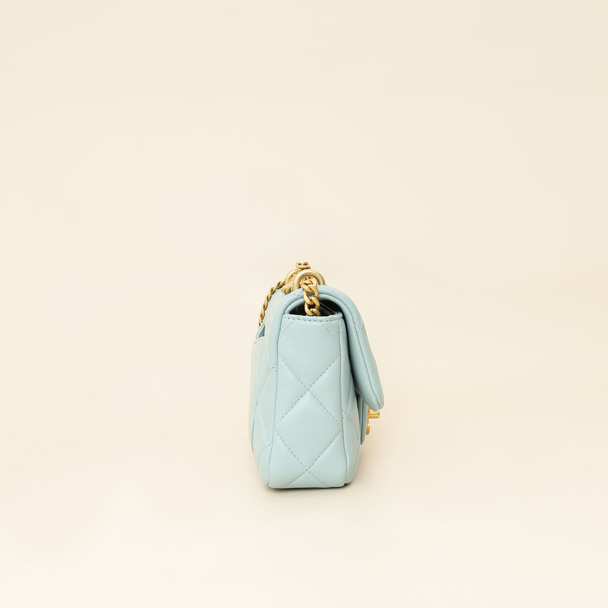 Chanel Light Blue Pending CC Mini Square Flap Bag