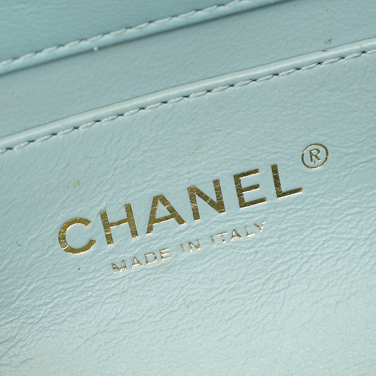 Chanel Light Blue Pending CC Mini Square Flap Bag