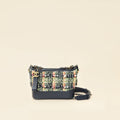 Chanel Navy Multicolor Tweed Gabrielle Hobo Small Bag