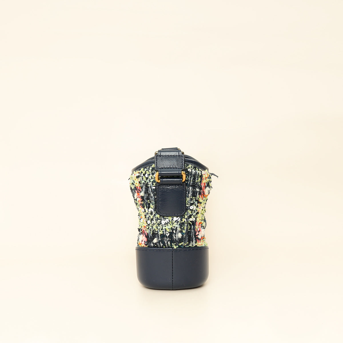 Chanel Navy Multicolor Tweed Gabrielle Hobo Small Bag
