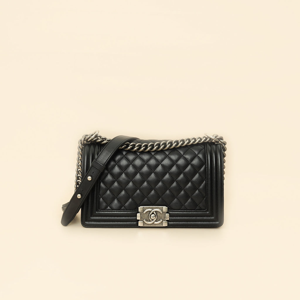 Chanel Black Le Boy Medium Bag