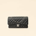 Chanel Black Classic Double Flap Medium Bag