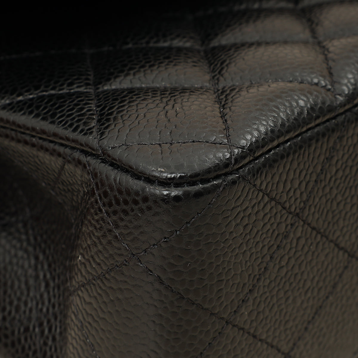 Chanel Black Classic Double Flap Medium Bag