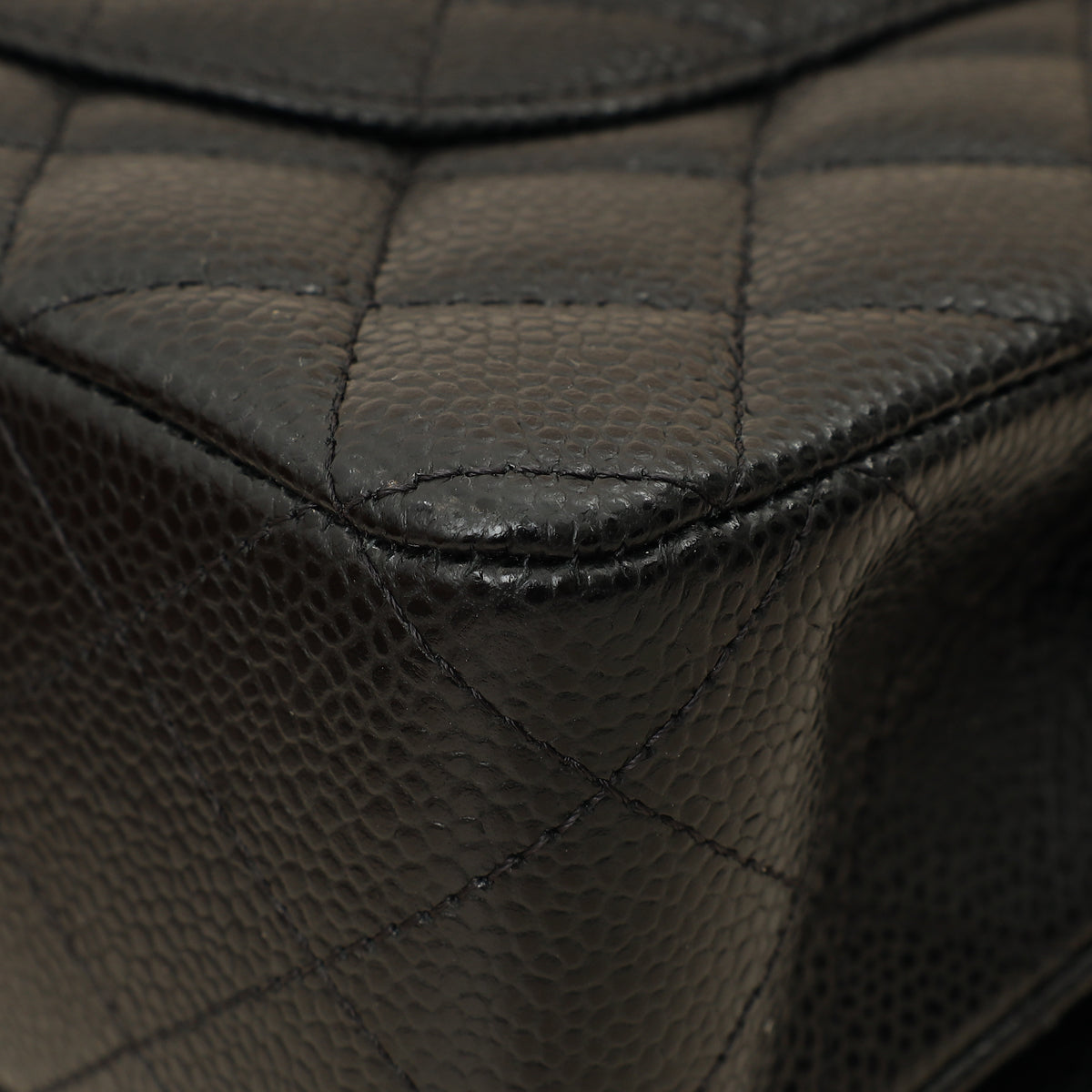 Chanel Black Classic Double Flap Medium Bag