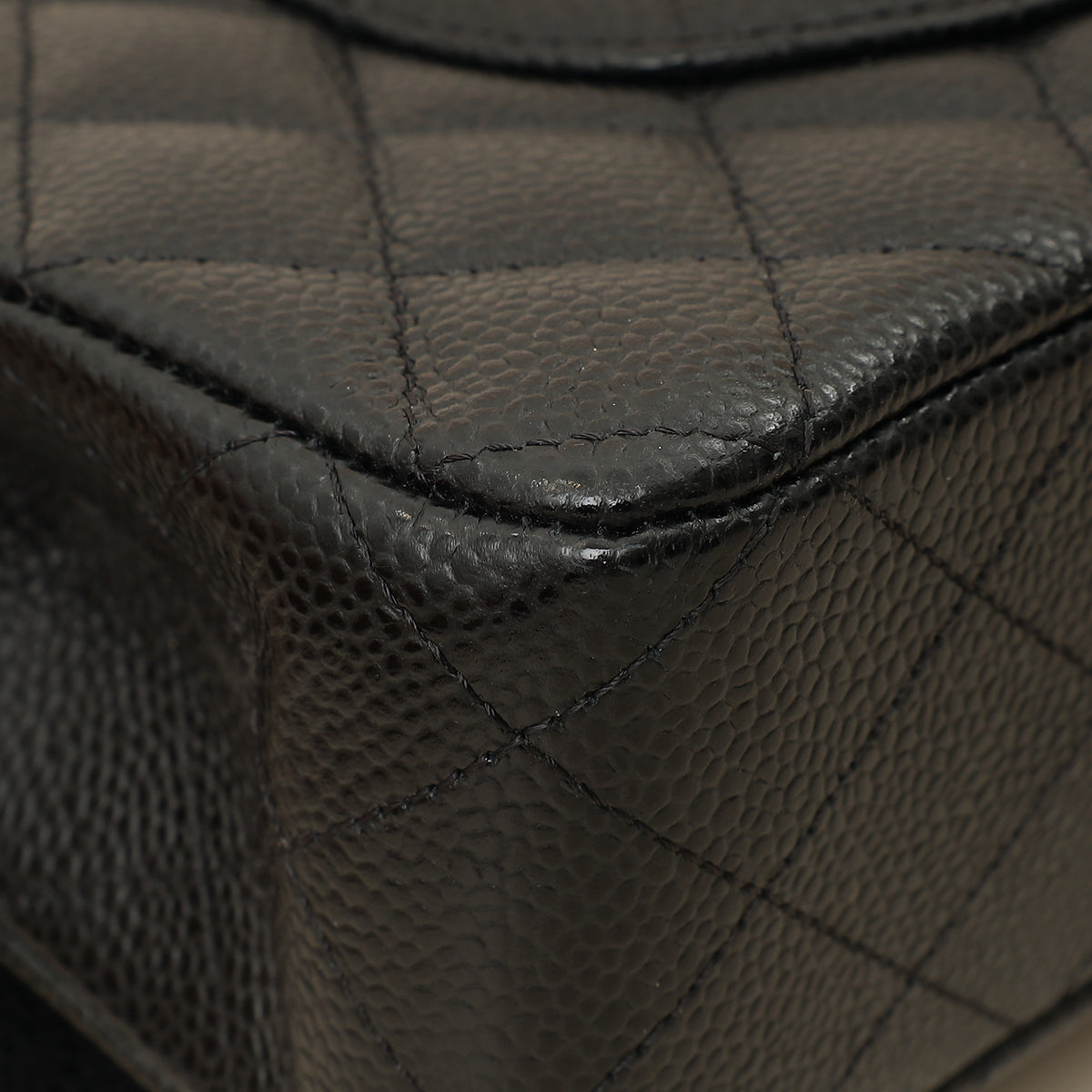 Chanel Black Classic Double Flap Medium Bag