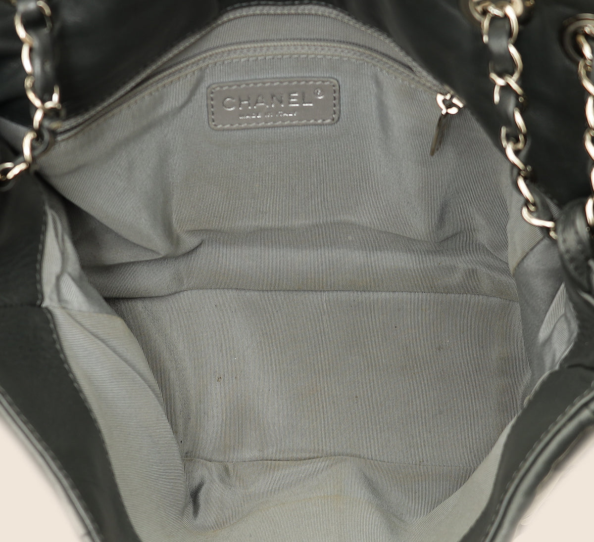 Chanel Gray Igloo Flap Bag