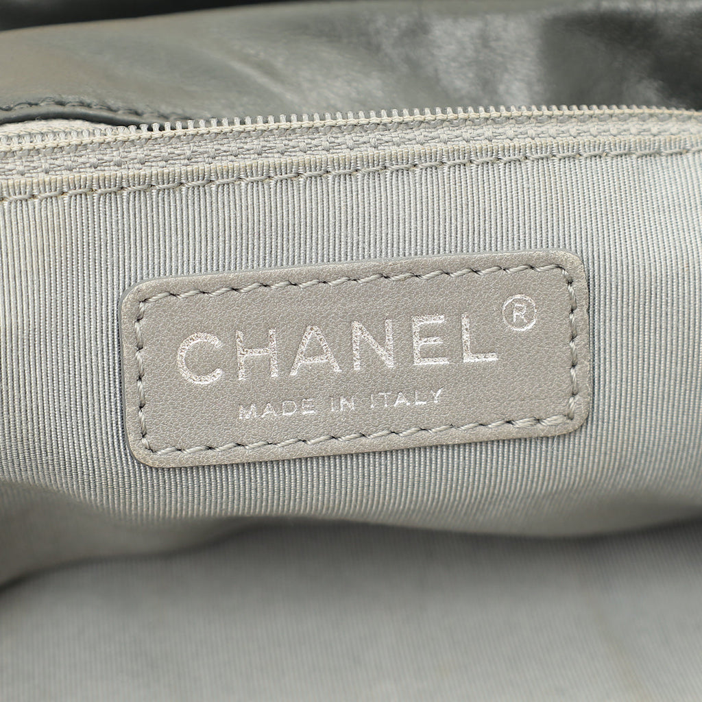 Chanel Gray Igloo Flap Bag