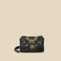 Chanel Black 19 Flap Small Bag