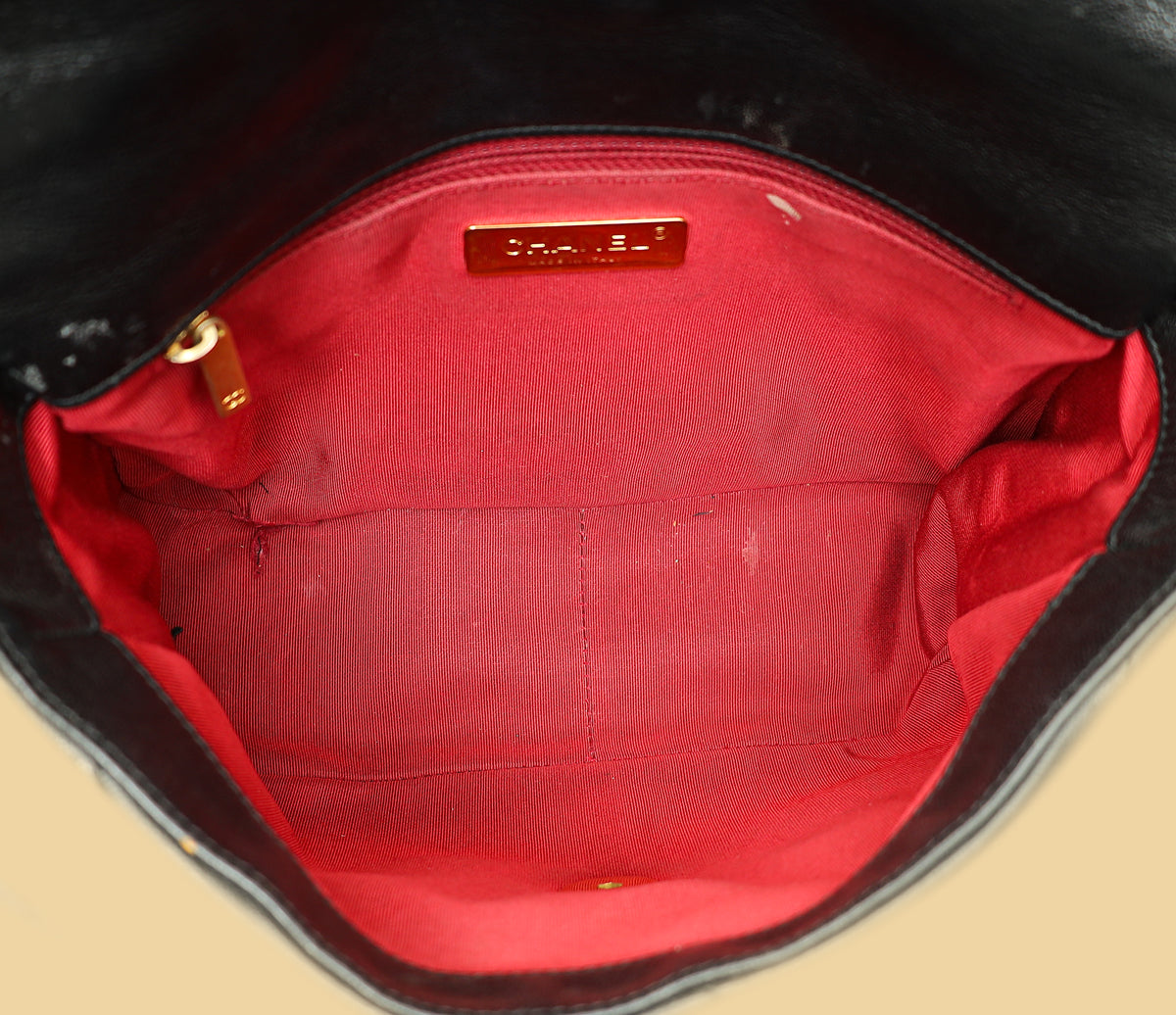 Chanel Black 19 Flap Small Bag