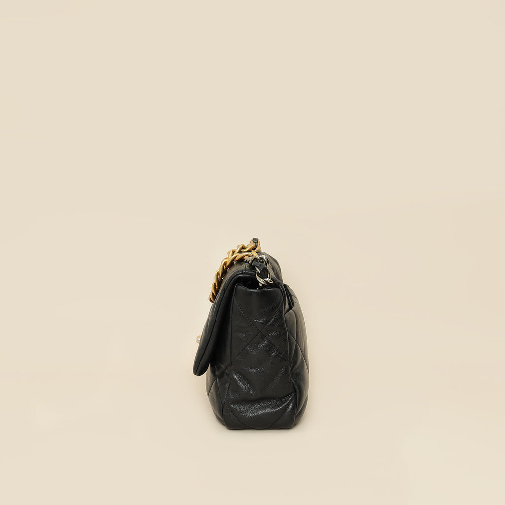 Chanel Black 19 Flap Small Bag