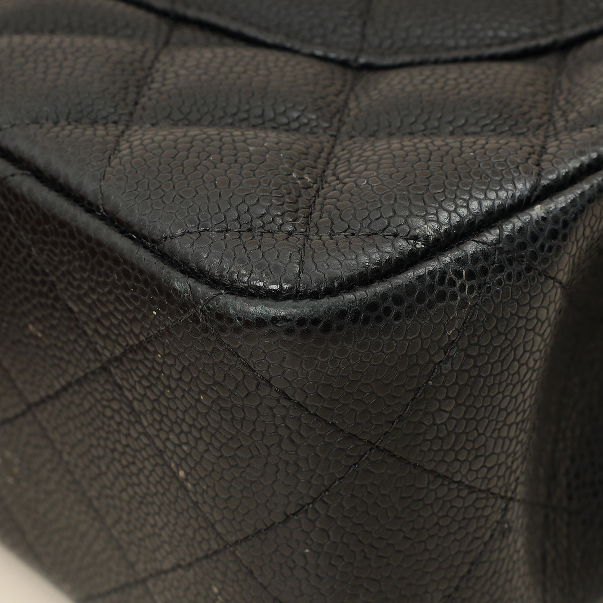 Chanel Black Classic Double Flap Jumbo Bag