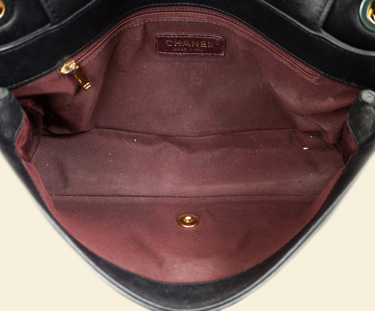 Chanel Black Mademoiselle Vintage Flap Bag