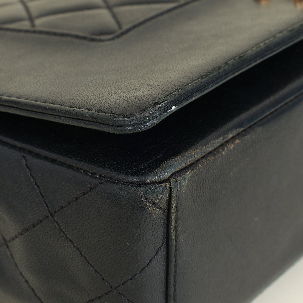 Chanel Black Mademoiselle Vintage Flap Bag