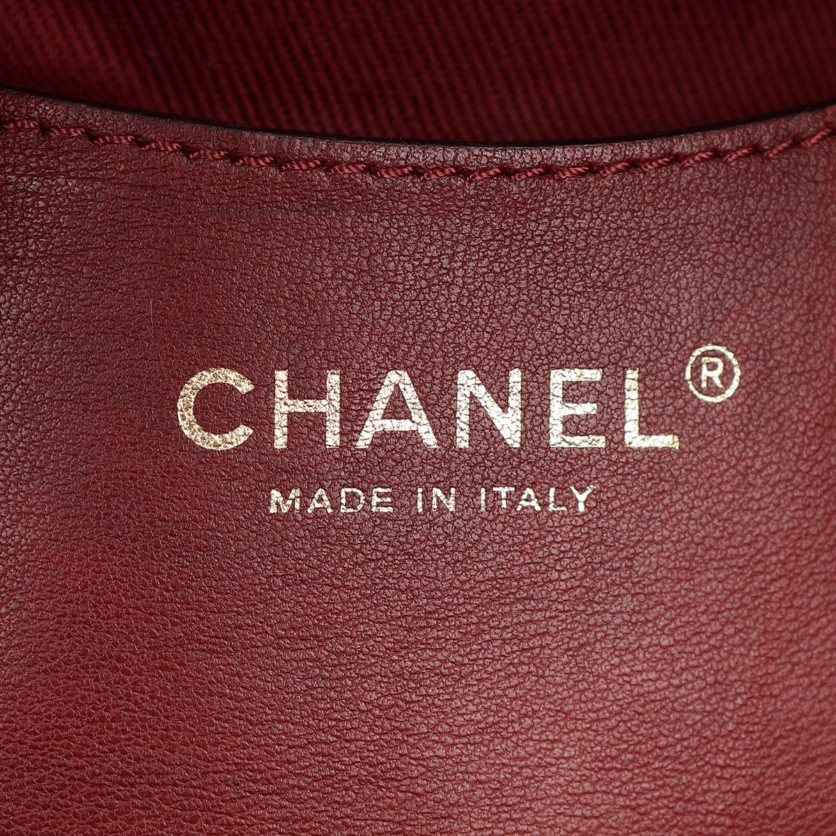 Chanel Red Just Mademoiselle Bowling Bag