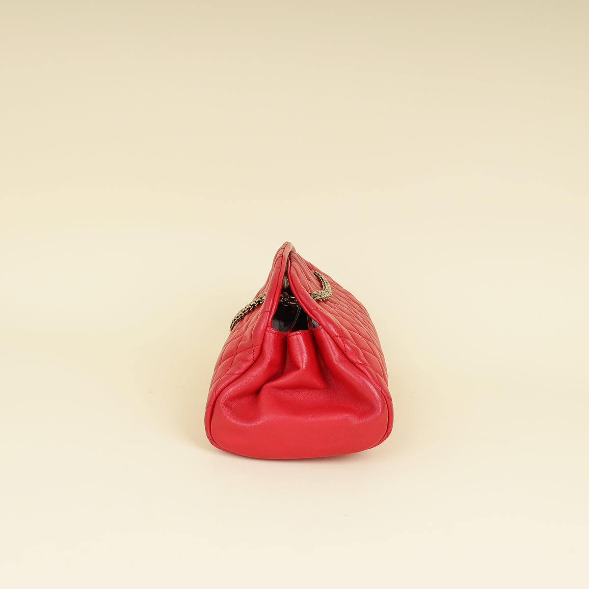 Chanel Red Just Mademoiselle Bowling Bag