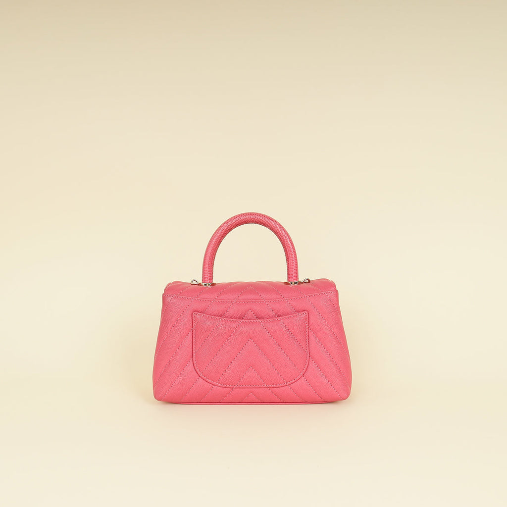Chanel Pink Coco Handle Small Bag