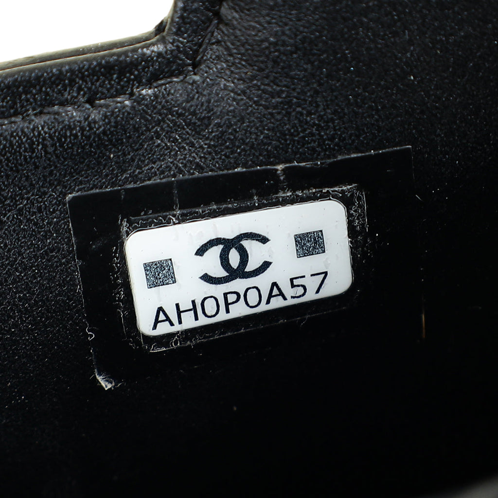 Chanel Black CC Micro Kelly Bag