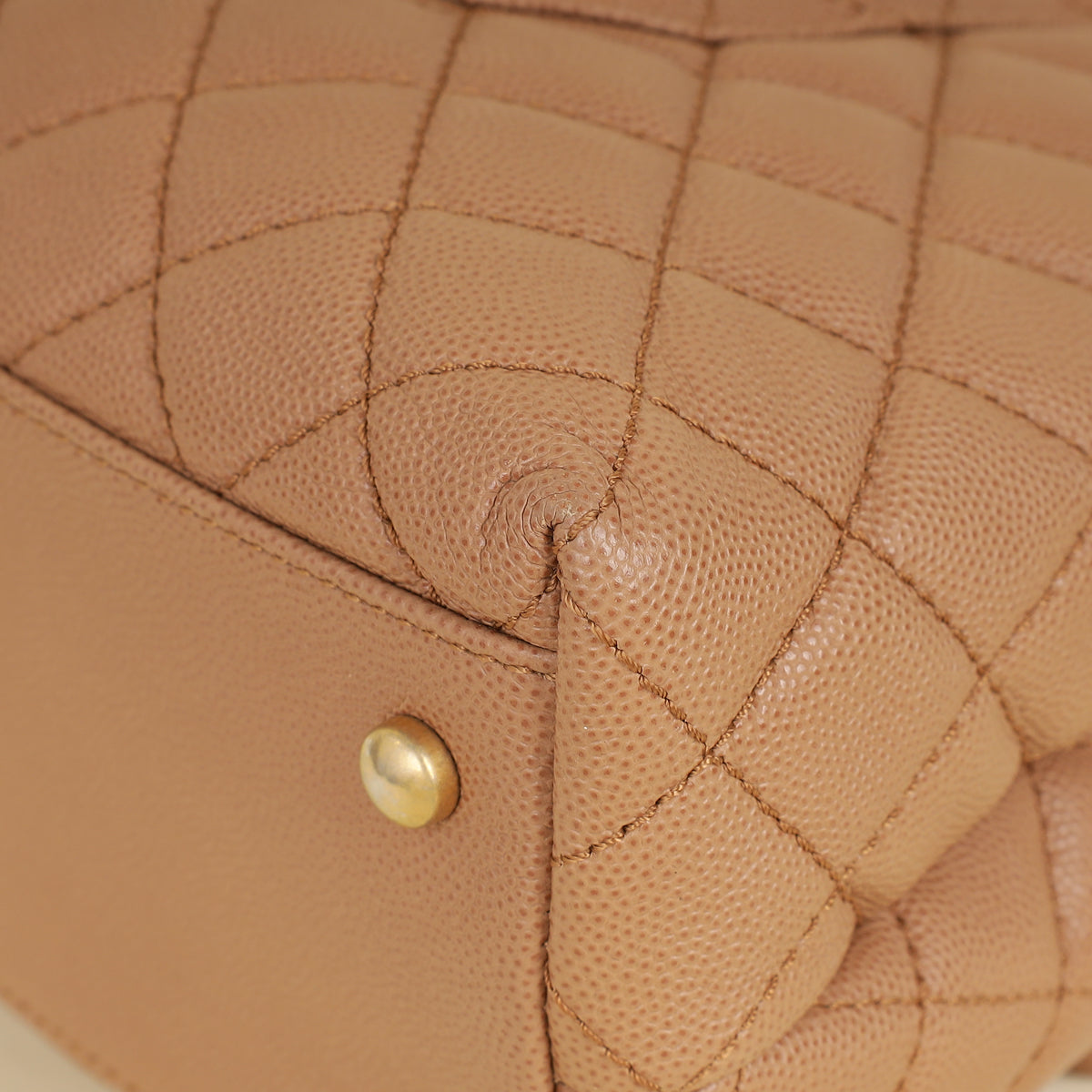 Chanel Bicolor CC Coco Handle Lizard Touch Bag