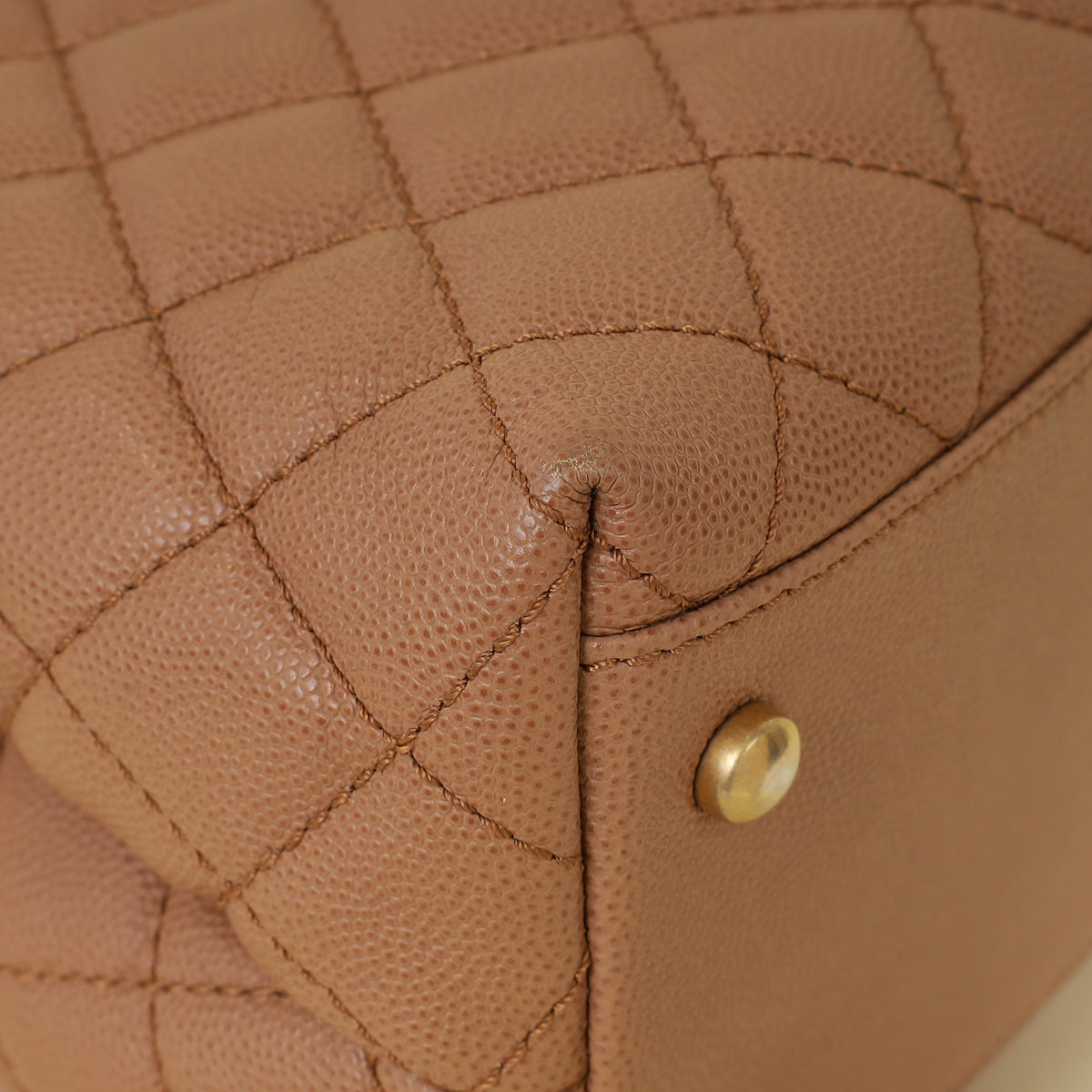 Chanel Bicolor CC Coco Handle Lizard Touch Bag