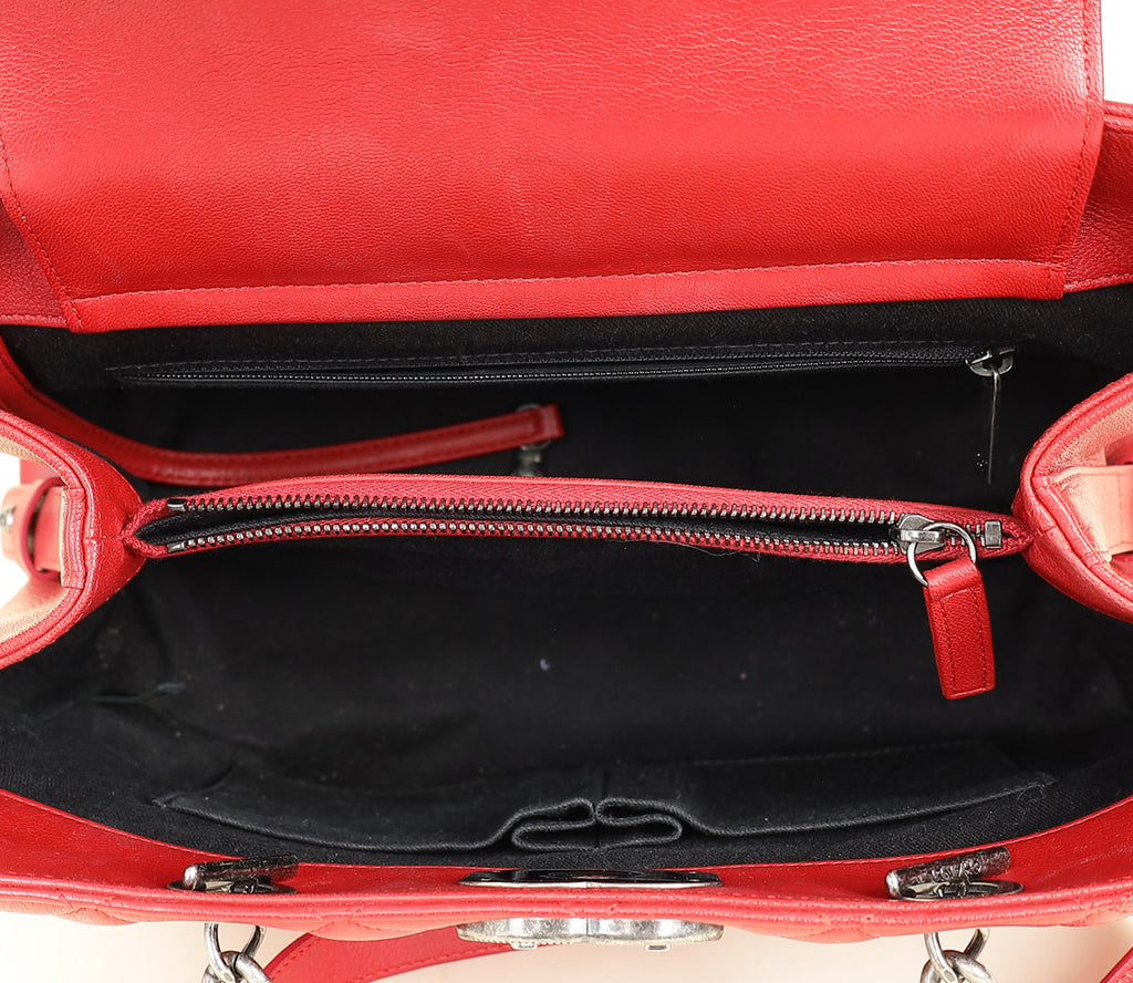 Chanel Red City Rock Shopping Bag