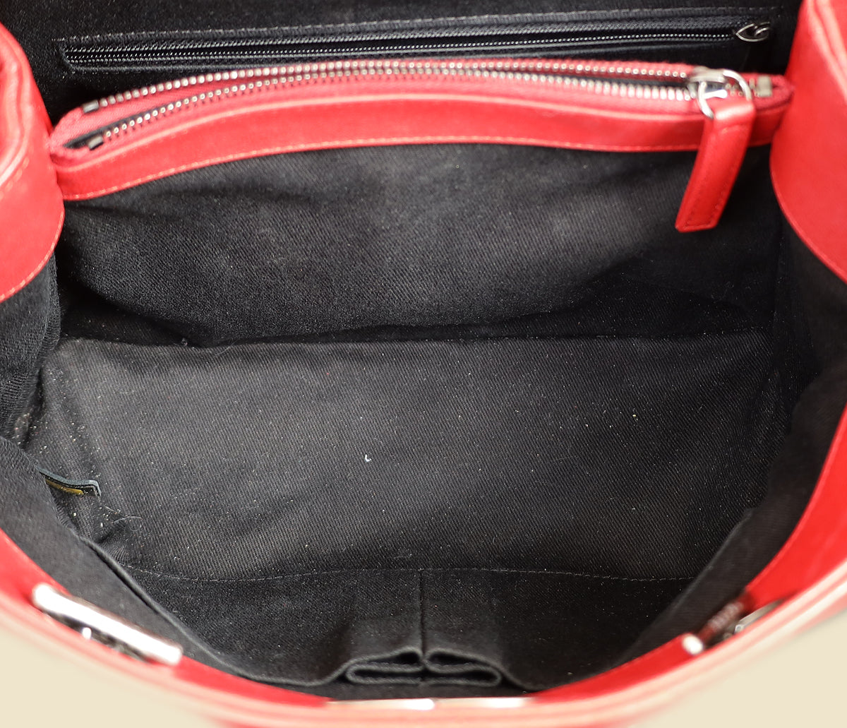 Chanel Red City Rock Shopping Bag