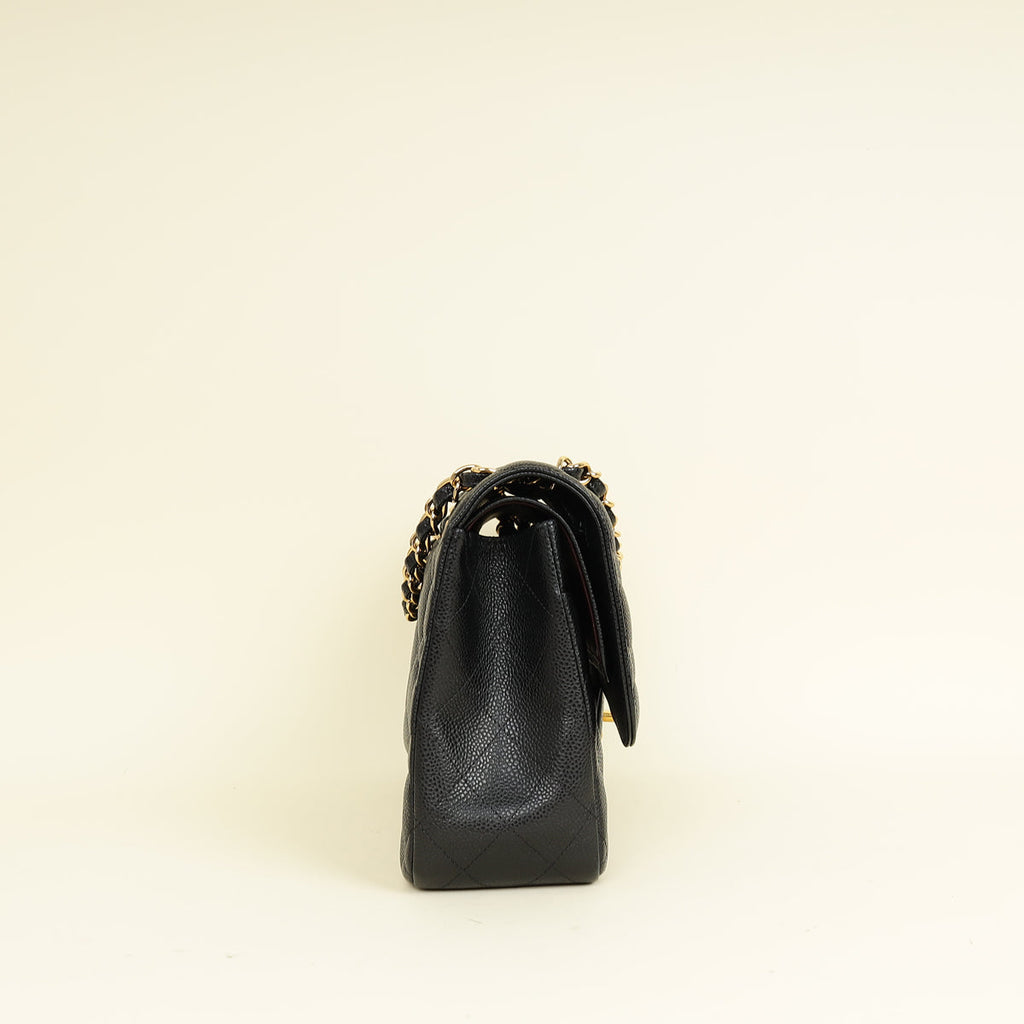 Chanel Black CC Classic Double Flap Jumbo Bag