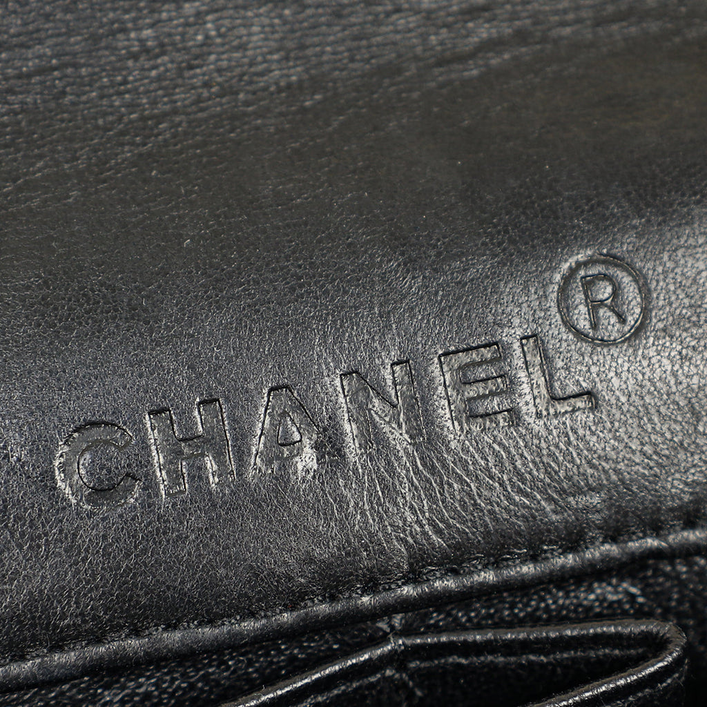 Chanel Black CC Chocolate Bar East West Bag