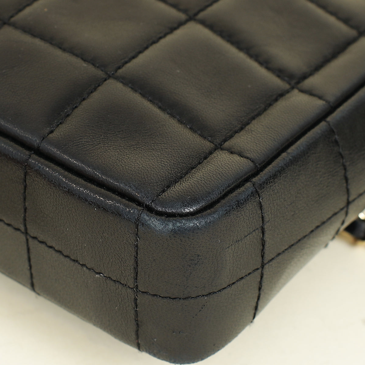 Chanel Black CC Chocolate Bar East West Bag