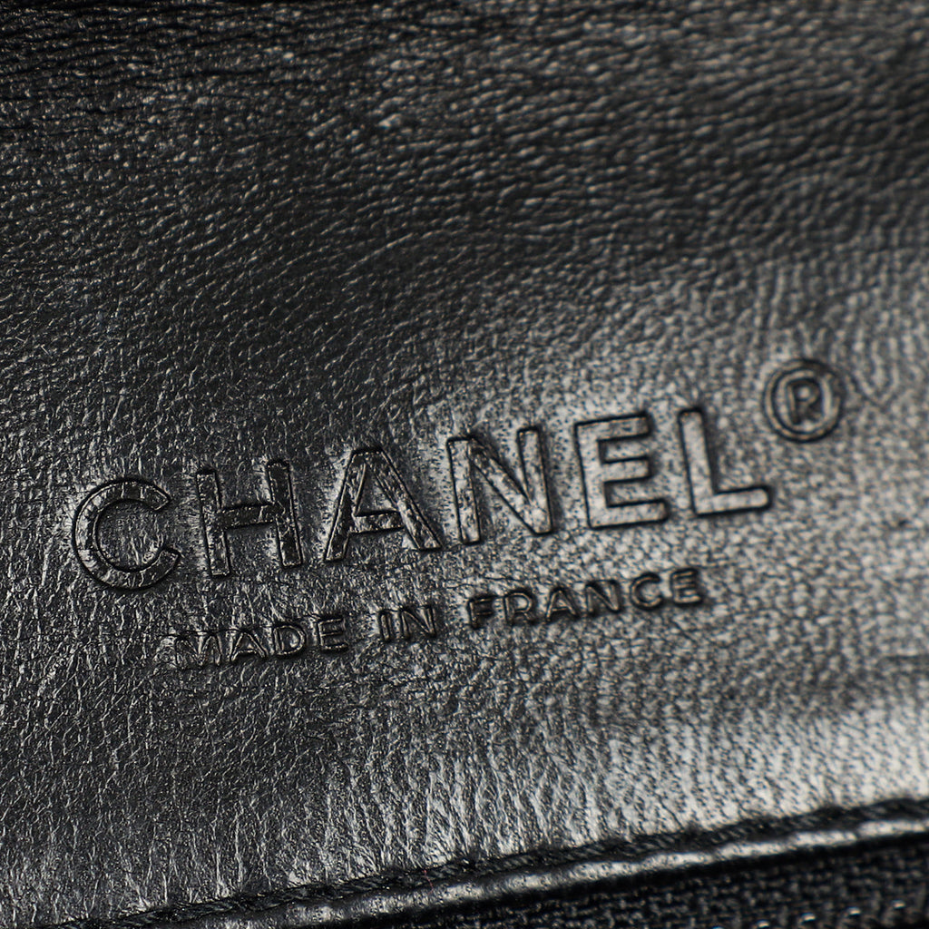 Chanel Black CC Chocolate Bar Flap Chain Bag