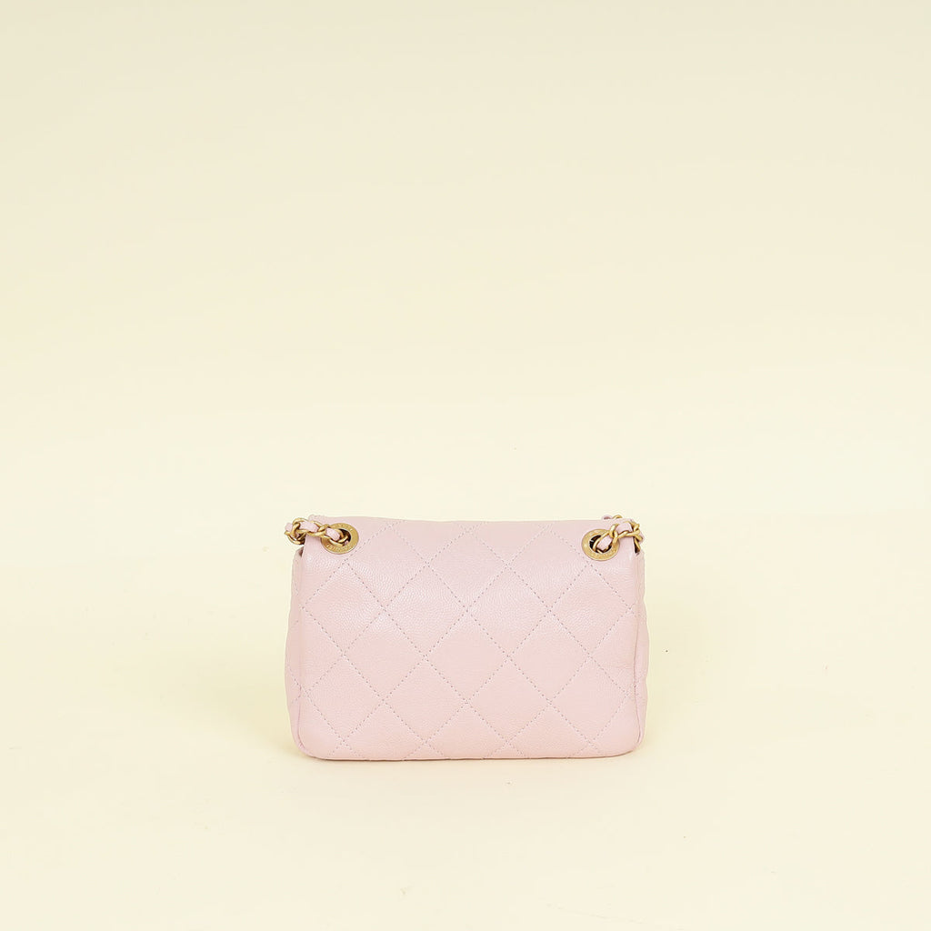 Chanel Lilac CC Mini Chain Flap Bag