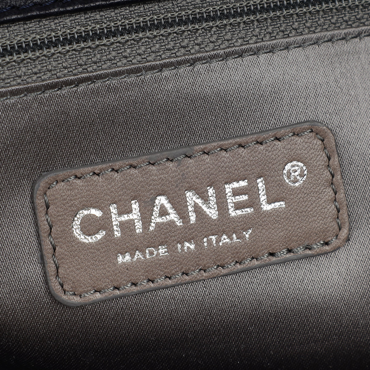 Chanel Dark Blue CC Obsession Pearl Flap Bag