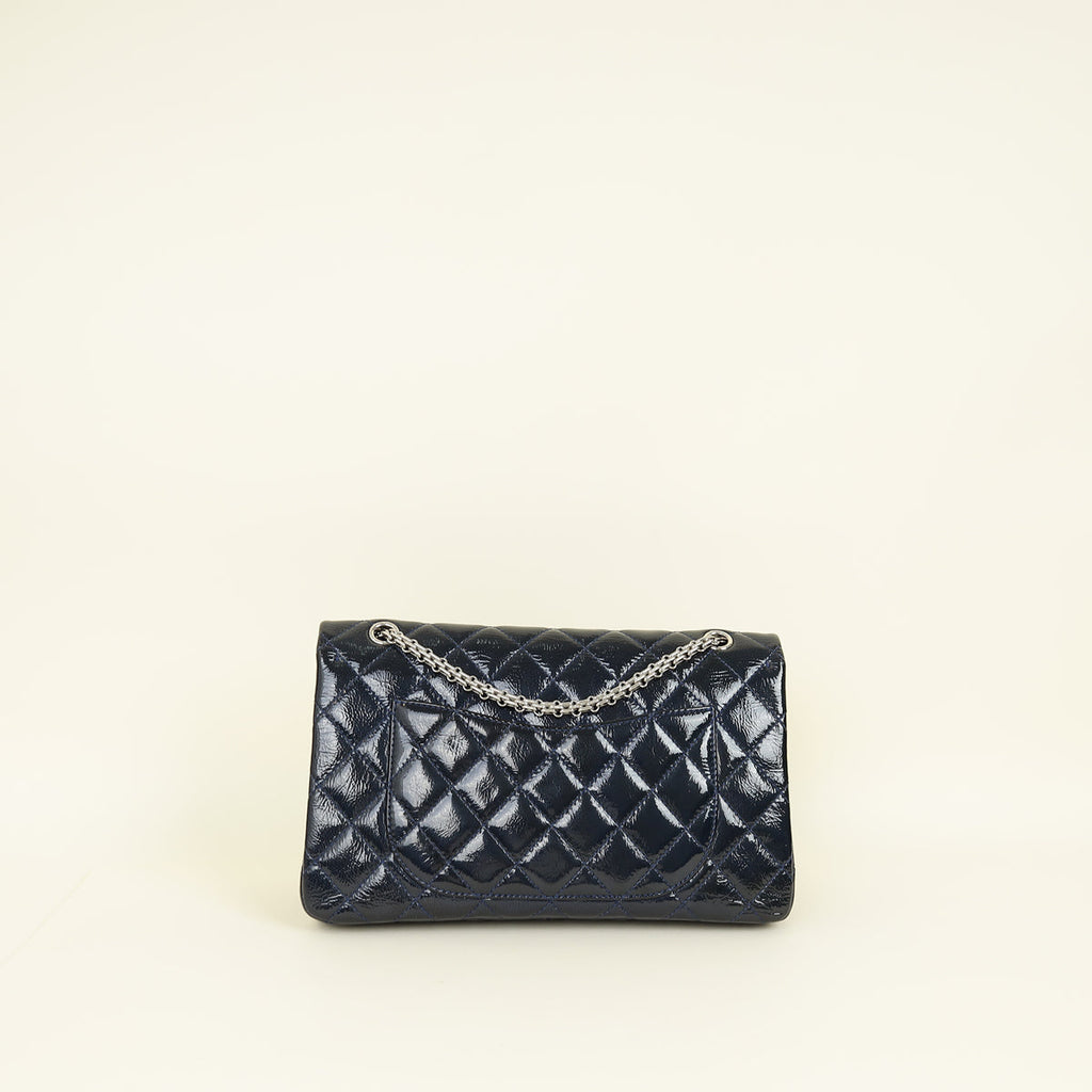 Chanel Navy Blue 2.55 Reissue Double Flap 227 Bag