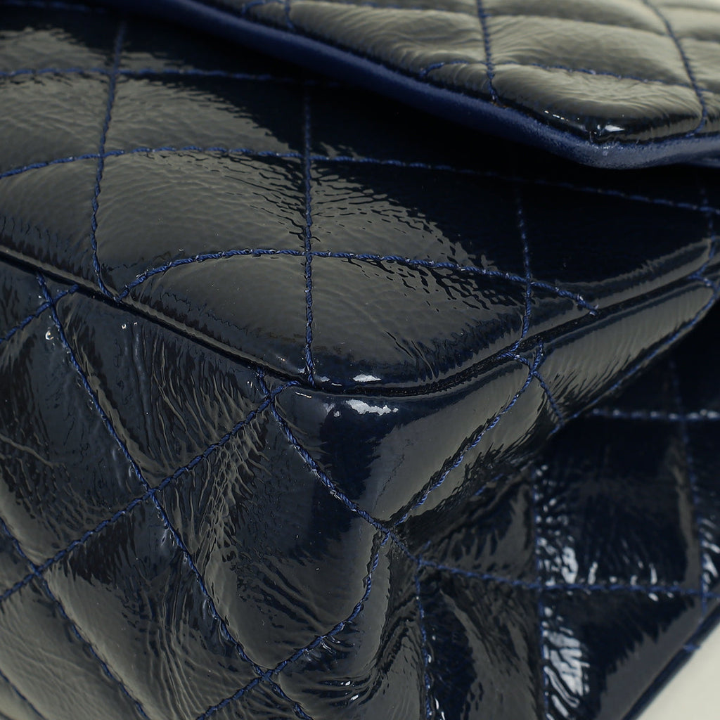 Chanel Navy Blue 2.55 Reissue Double Flap 227 Bag
